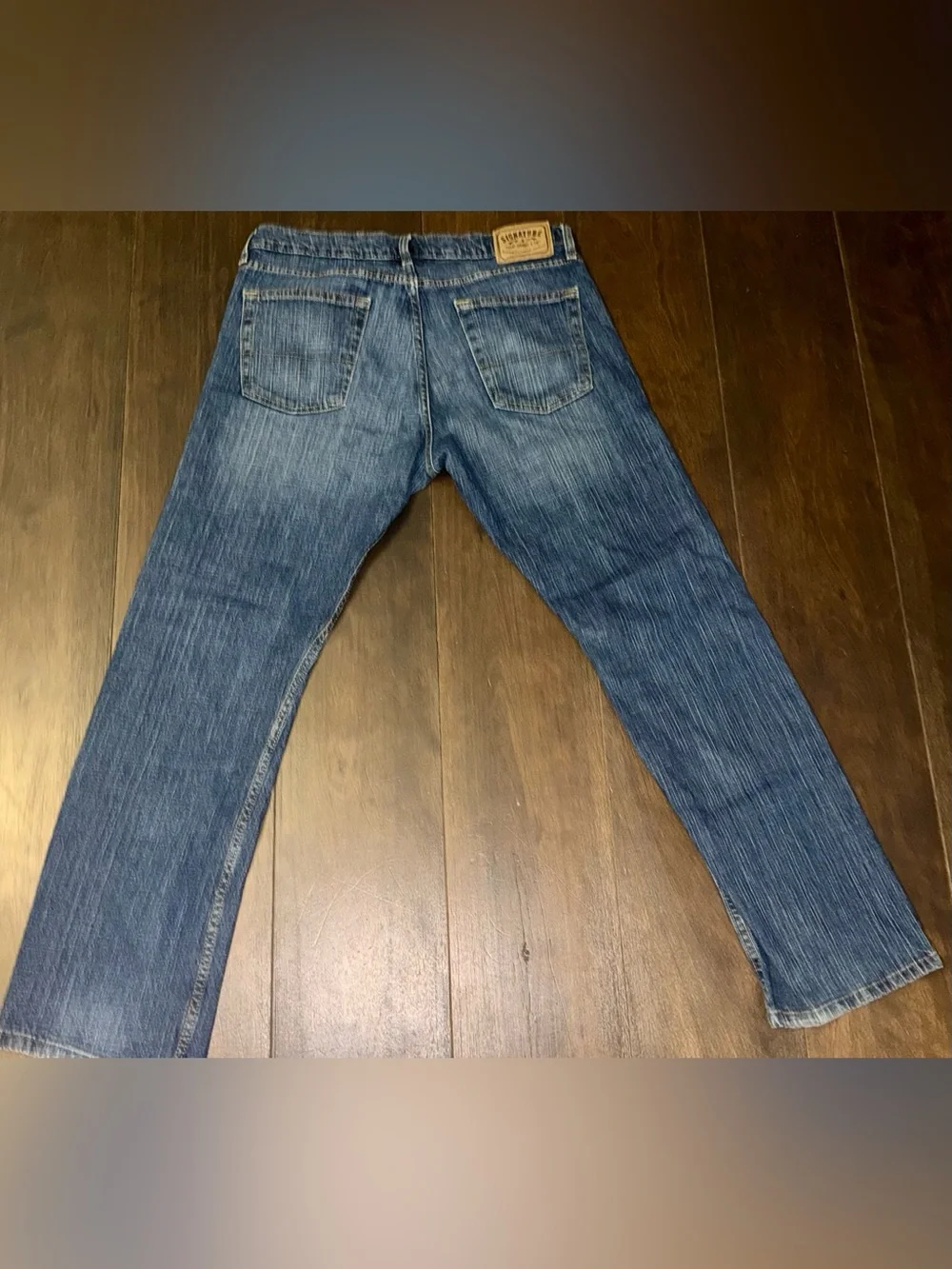 Levi’s Signature Straight Jeans Men’s 36x32 Medium Wash Stretch Denim Classic